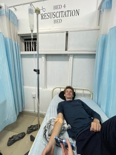 Besuch im Krankenhaus