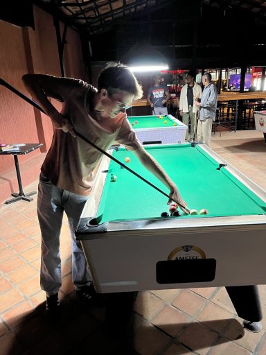 Eine Runde Billiard